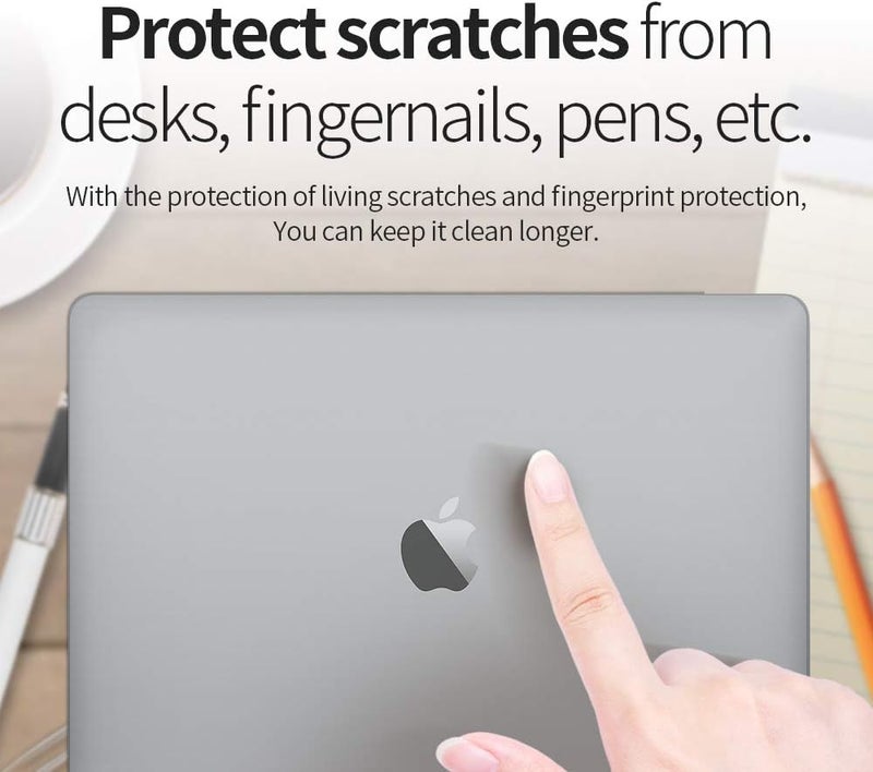 skoko غطاء غير مرئي غير لامع لجسم كامل لجهاز MacBook Air 13 بوصة M4 M3 M2 2025 2024 2022، فيلم حماية TPU مضاد للخدش، - Image 5